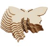 HOZEON 80 PCS Wooden Butterfly Crafts - Wooden Butterfly Cutouts