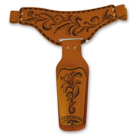 KarnevalsTeufel, revolver belt for adults, approx. 115 cm, carnival, accessory, cowboy, sheriff, holster, pistol holster, wild west