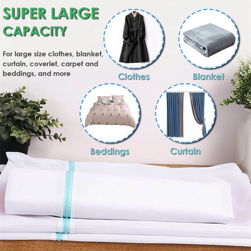 Extra Large Laundry Bag, 43.3" x 35.4" Heavy Duty Durable