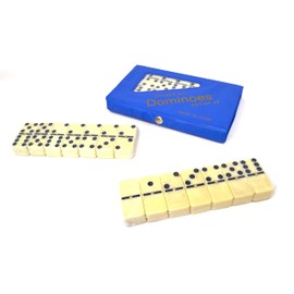 BETTER WITH FRIENDS Professional Portable Briefcase Large Domino with 28 Pieces Travel Box 5cm x 2.8cm x 1cm Dominos