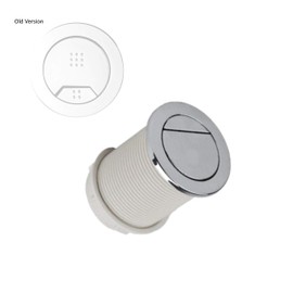 Tavistock 75mm Kara Vortex Pneumatic Dual Flush Push Button Chrome SP12169