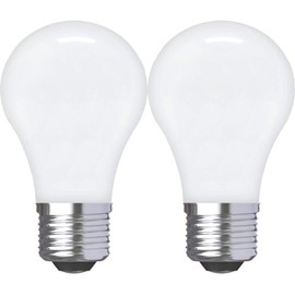 GE Refresh LED Light Bulbs, 40 Watt, Daylight, A15 Ceiling Fan Bulbs (2 Pack)