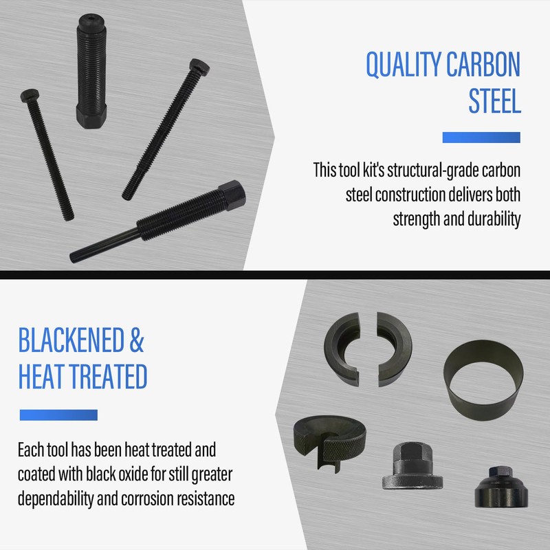 SUGOOE Power Steering Pump Pulley Puller Installer Tool Set Puller