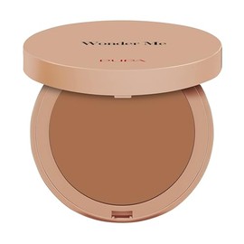 Pupa Milano Wonder Me Bronzer - Matte Bronzer Powder Reduces Pores and Imperfections - Sweat Resistant - Talc Free - 004 Dark Warm - 0.264 oz