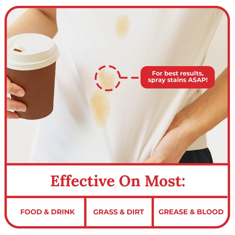 Emergency Stain Rescue Stain Remover Spray - Fast-Acting Spray for