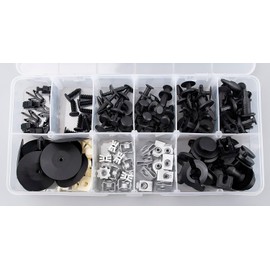 OAUTOO 110pcs fits Chevy Colorado & GMC Canyon 2004-2012 Auto Body Interior and Exterior Retainer Fastener Clip Assortment