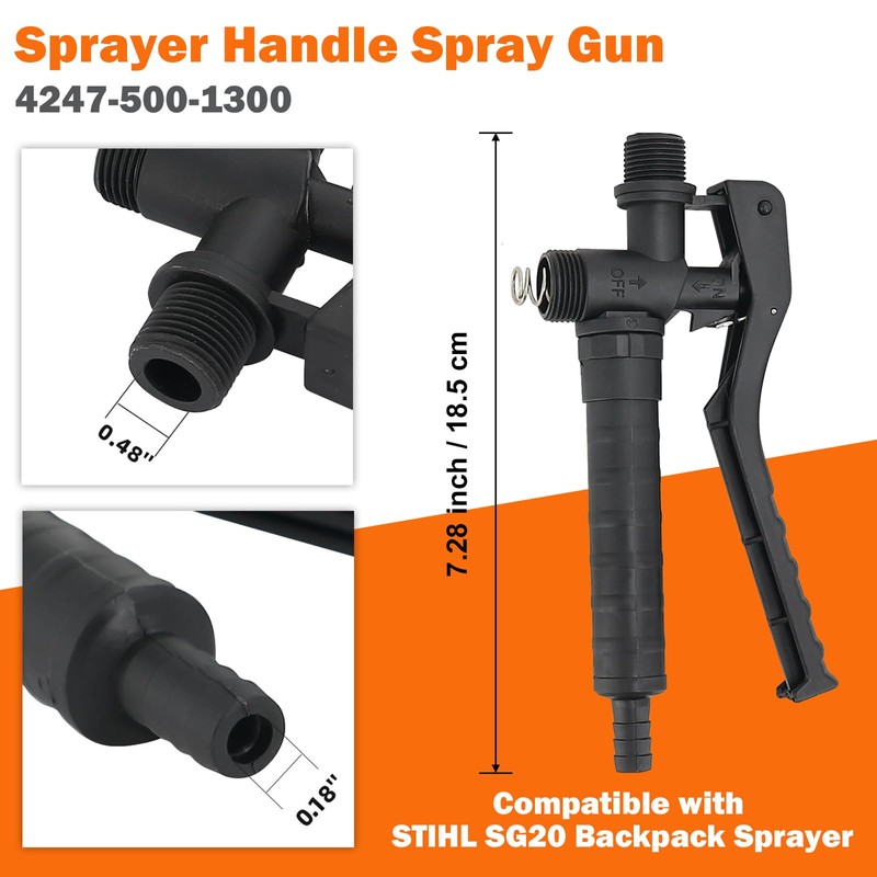 Sprayer Handle Spray Gun Compatible with STIHL SG20 Backpack Sprayer