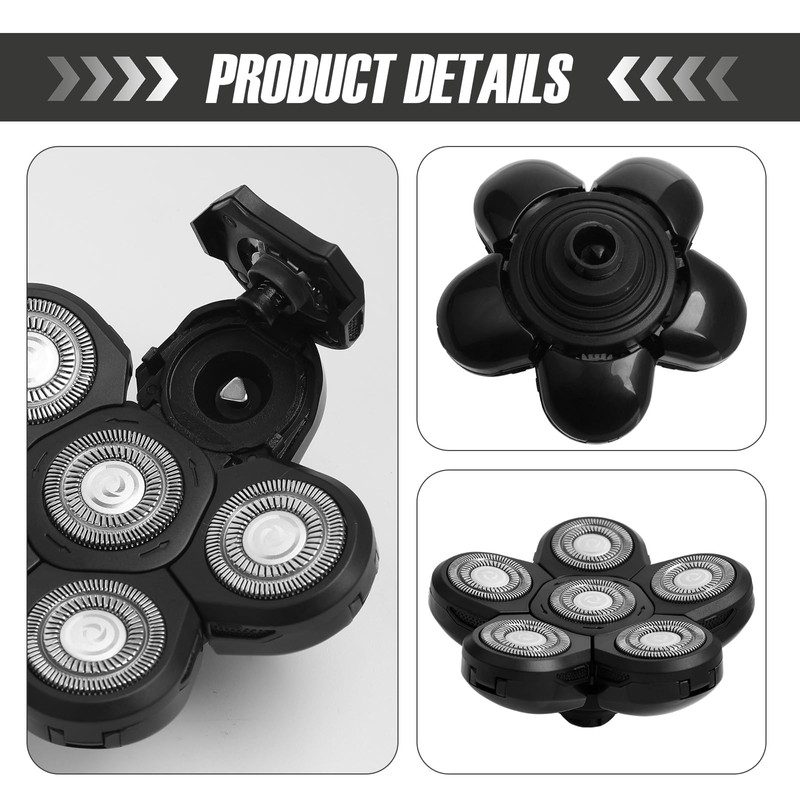 Head Shaver for Bald Razor Men, Razor Head with 6D