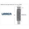 URREA 3704G Tubo Largo Flexible Gris con Tuerca, Céspol para