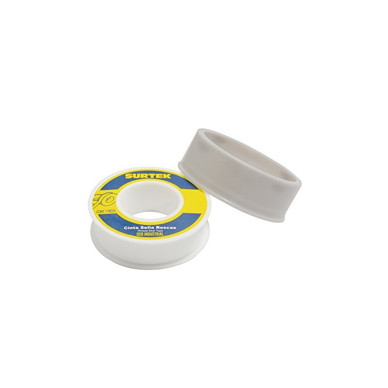 Surtek 138058 Cinta Sella Roscas, Uso Industrial, 3/4" X 13