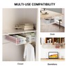 WOCHUANGSI 2 Pack Closet Pull-Out Baskets Bra Underwear and Sock