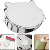 THJOPOKEEL Espejo Plegable Compacto Forma De Gato Espejo De Bolsillo