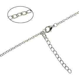 Sorority Things Delta Zeta Necklace, Dangle Choker Sorority Necklace, Sorority Lavalier Necklace Jewelry Stainless Steel (20 inches) (15 inches)