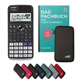 CALCUSO Standard Set Dark Grey with Calculator Casio FX-991DE X ClassWiz (German)