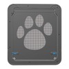 Pet Screen Door Magnetic Flap Screen Automatic Lockable Black Door