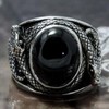 Snake Ring, Reptile Serpent Ring for Men, Norse Viking Snake