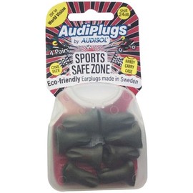 Audisol Sports Safe Zone Ear Plugs 4 Pair