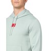 Regular Fit Square Logo Jersey Hooded Sweatshirt,cucumber green,S