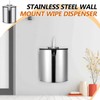 Zonon Stainless Steel Wall Mount Wipe Dispenser Fits Wipes on