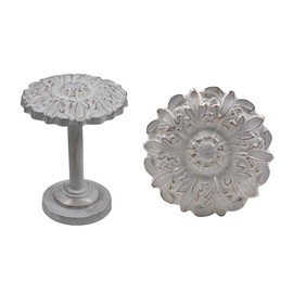 The Metal Magician - Cortina de metal náutico de estrella de mar (4 unidades, flores)