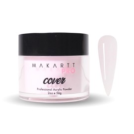 MakarttPro Acrylic Powder - 56g/2oz Nail Cover for Extension, Perfect for Professional Private Nail Technicians - Color: Pink Champagne