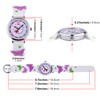 KZKR children's watch, girls, butterfly, children, learning watch, purple, cute