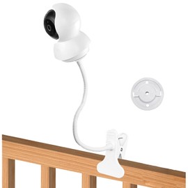 Wabeko Flexible Mount with TP Base 43cm No Tool or Wall Damage Required 360 Degree Rotatable Flexible Clamp Mount Stable Installation Easy Installation for TP-Link Tapo C200/C210 Cameras