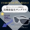 [冒険王] 明るい 偏光サングラス ライトカラー PL-23 瞳が見える サングラス 内面反射防止コート付