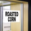 Decal Stickers Multiple Sizes Roasted Corn Black Food Bar Restaurant