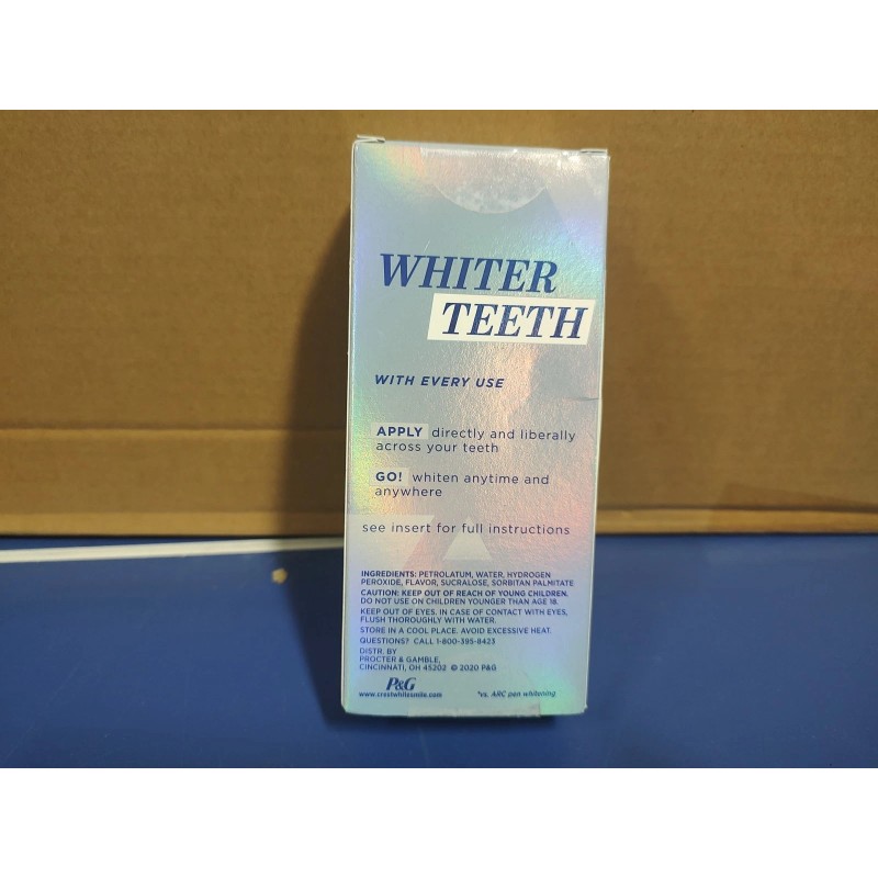 Crest Whitening Emulsions Apply and Go Teeth Whitener EXP JAN/2024