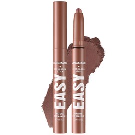 Brown Eyeshadow Stick, Matte Dark Brown Eye Shadow Stick, Smokey Nude Neutral Pencil Crayon, Long Lasting Highly Pigmented Eye Makeup for Women