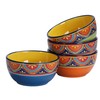 Bico Tunisian Cereal Bowls Set of 4, 26 oz Deep
