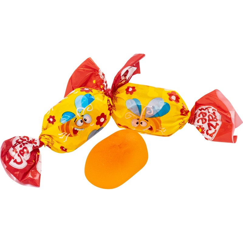 Crazy Bee Jelly Candies with Fruit Filling, 200g/7.05oz - Wild