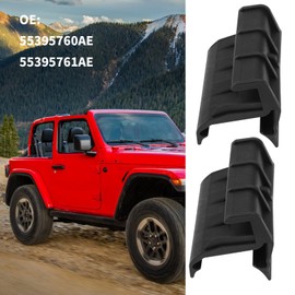 SING F LTD 1 Pair Rear Window Clips Retainer Brackets Compatible with Jeep Wrangler JK & Unlimited 2 Door 4 Door 2007-2018 55395760AE 55395761AE