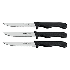 Metaltex 258113 – Set of 3 Steak Knives, Stainless Steel, 11 cm