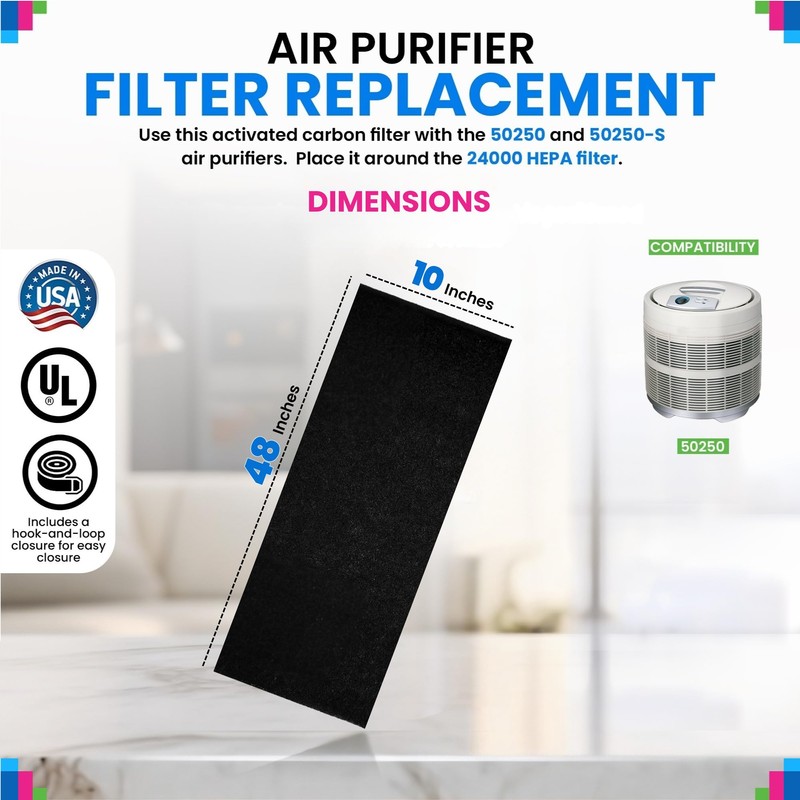 Bagean Carbon Pre Filter A 10" x 48" Compatible with