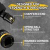 TOLESA Swivel Socket Set, Impact Universal Joint-Socket Swivel Set, 1/2",
