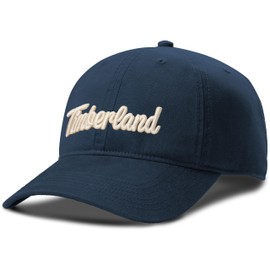 Timberland Midland Beach - Gorra de béisbol para Hombre, algodón Suave, Ajustable, Ligero y Elegante para Actividades al Aire última intervensión, Denim Oscuro (Azul Marino), One Size