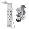MENATT 304 Stainless Steel Shower Panels System with 8 Body