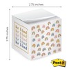 Be Kind Modern Rainbow Sticky Note Cube / 600 Sheets