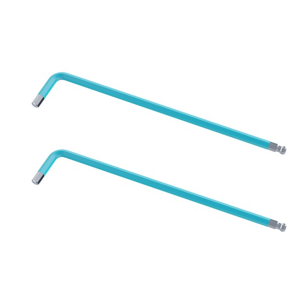FOCMKEAS 2PCS 1/8" Ball End Hex Key Allen Wrench, SAE