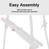 Falling in Art 65" A-Frame Tripod Easel Stand, Wooden Display