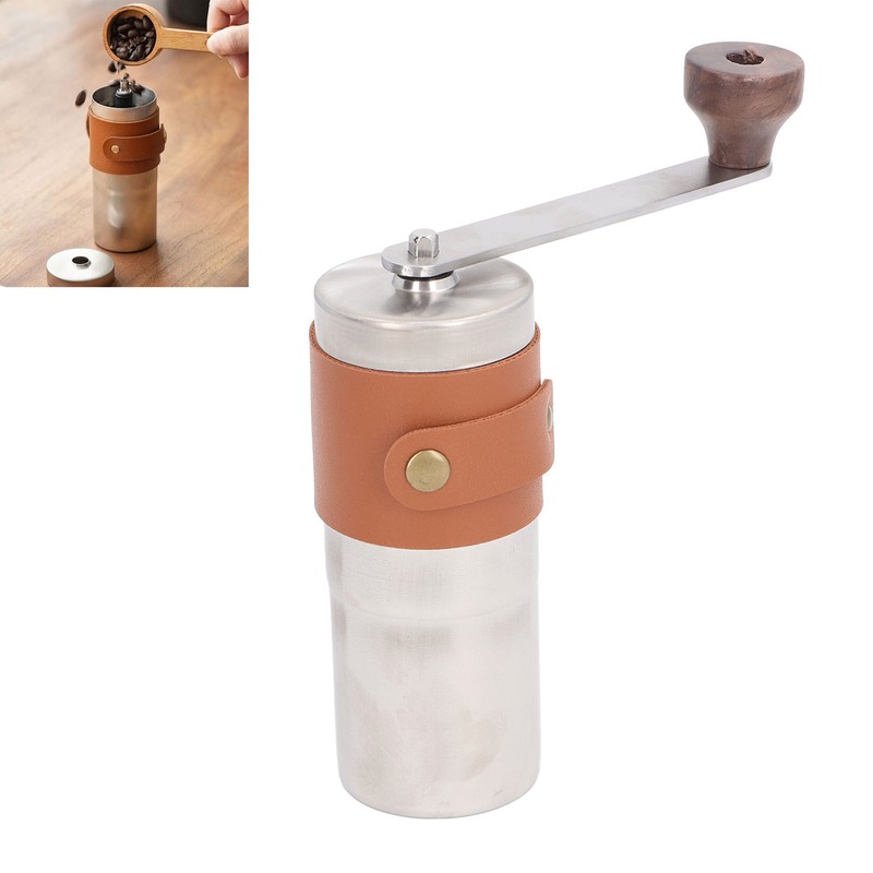 Manual Coffee Grinder Stainless Steel Portable Hand Coffee Bean Mill