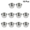 UPKOCH 10 x Stainless Steel Sauce Cups