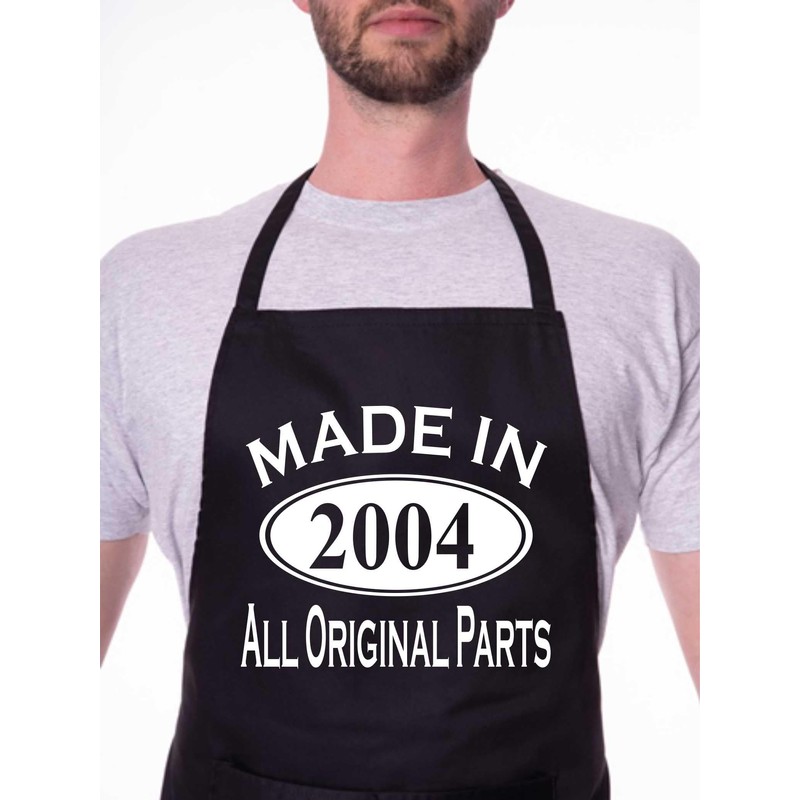Print4U Made In 2004 21st Birthday BBQ Cooking Funny Novelty