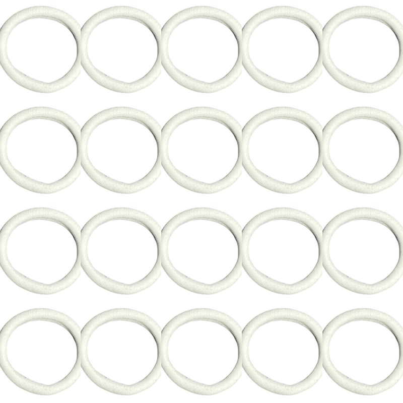 Hair Bands Bobbles Elastics Thick Endless Design Snag Free Bright