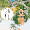 Jetec 20 Pieces Wind Spinner Swivel Hooks 360 Degree Dual
