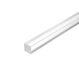 TOP-VIGOR 2Pcs Acrylic Square Rod, 15mm x 15mm x 350mm Solid Plastic PMMA Bar Stick Acrylic Strip Rods for DIY Crafts Clear
