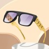 SELECOCO B-BOY B-GIRL Thick Plastic Chain Necklace Gold Kids Hip