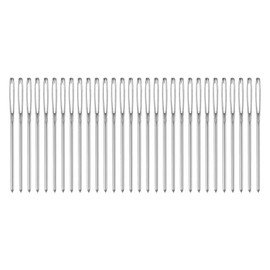HARFINGTON 30Pcs Large Eye Blunt Needles 2.36" Tapestry Needle Yarn Sewing Knitting Weaving Needle Stainless Steel for Crochet Projects